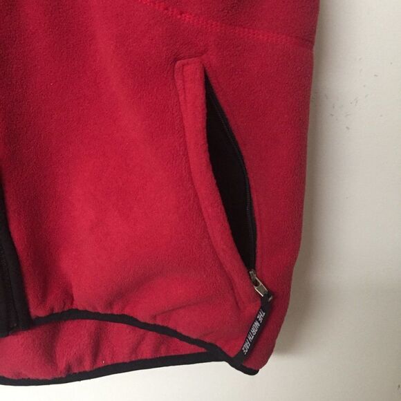 The North Face Men's Fleece Vest Red Size Large - Picture 4 of 7